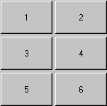 Шоу 6 кнопок в строках 2. Строка 1 выставочная кнопка 1 тогда 2. Строка 2 выставочных кнопки 3 тогда 4. Строка 3 выставочных кнопки 5 тогда 6.