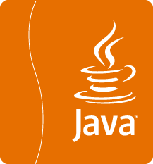 Снимок экрана логотипа Java в загружающем апплет поле
