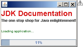 Специализированный Индикатор хода выполнения для Java веб-приложения Запуска