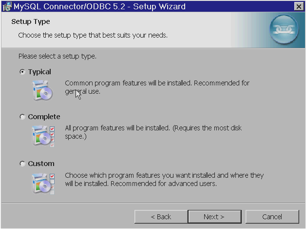 Установщик Windows соединителя/ODBC - Выбор Установки вводит приветствие