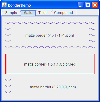 BorderDemo: Матовые Границы
