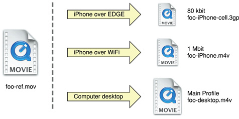 Reference movie components