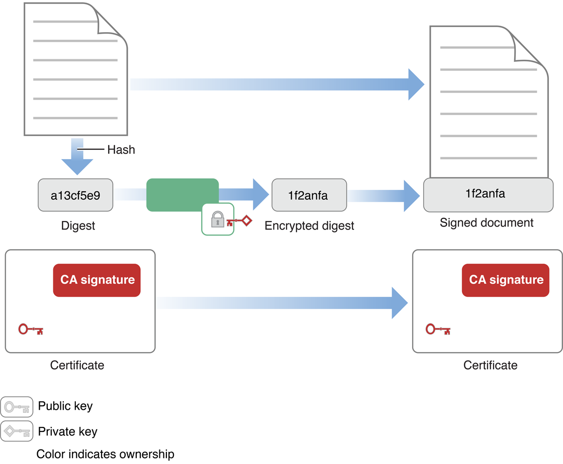 Creating a digital signature