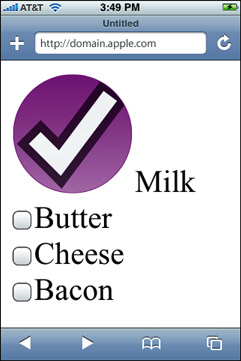 A custom checkbox