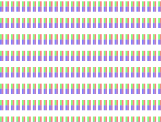 A scaled pattern cell