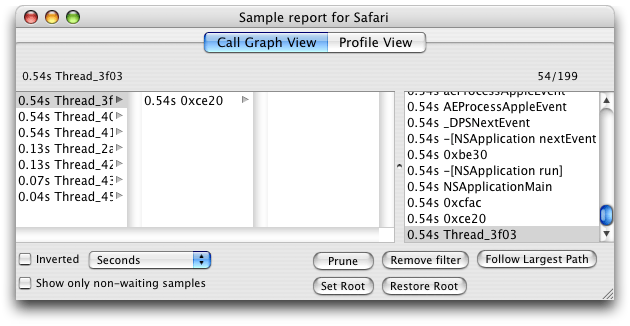 Spin Control sample window